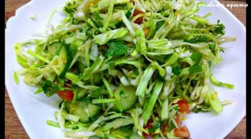 Весенний салат с чудо-заправкой - вкусный, полезный