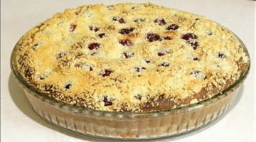 Recipe (Видео перезалито) Пирог с ягодами без замеса