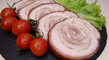 Вкуснее колбасы - Мясной рулет из свиной грудинки «Домашний»