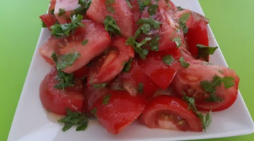 Recipe Вкусные помидоры за минуту! Быстрая летняя закуска! Вкуснейший салат!