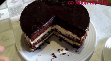 ВКУСНЫЙ Шоколадный Торт с БАНАНОМ / ЛЕГКИЙ Шоколадный торт