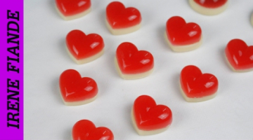 Желейные конфеты.Желейный сердечки ко дню Святого Валентина